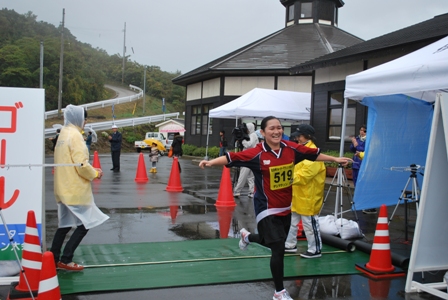 佐田岬クォーターマラソン　徳永ゴール